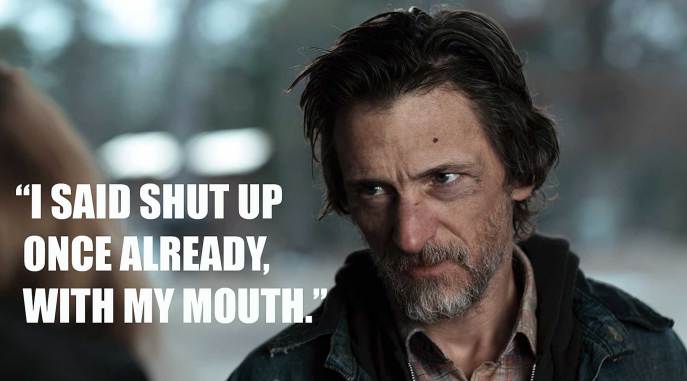 John Hawkes as Teardrop in Winter's Bone